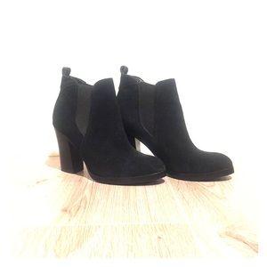 Black ankle boots